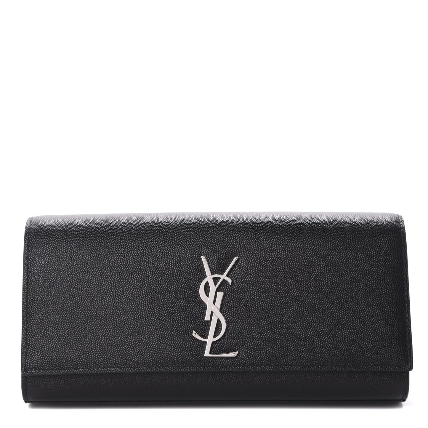 Grain De Poudre Monogram Cassandre Clutch Black