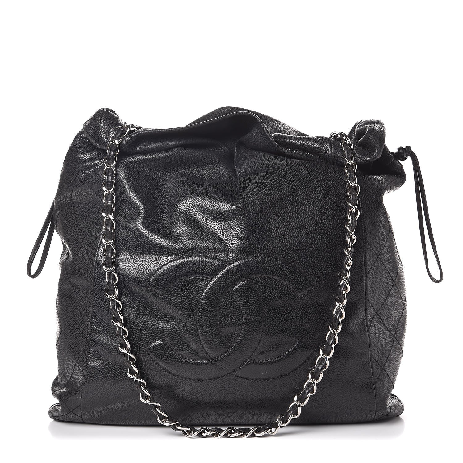 Chanel Caviar 31 Drawstring Tote Black 1 of 11