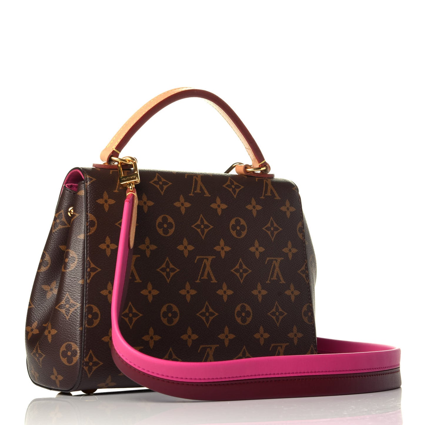 Monogram Cluny BB Bordeaux Fuchsia