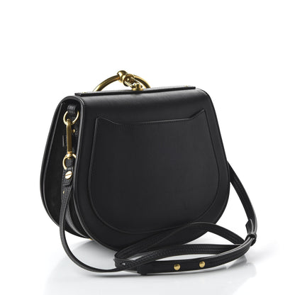 Chloe Calfskin Suede Medium Nile Bracelet Bag Black 5 of 10