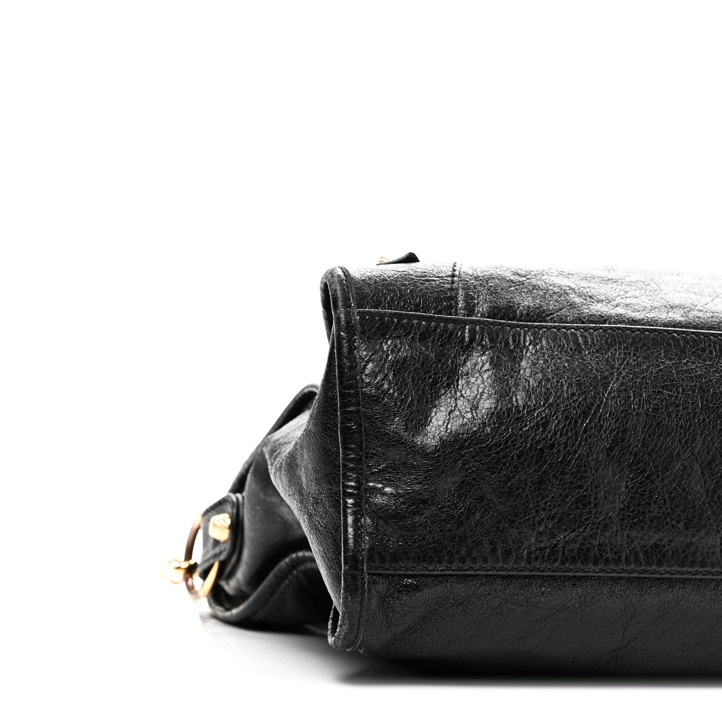 Agneau Giant 12 Gold Hardware City Black