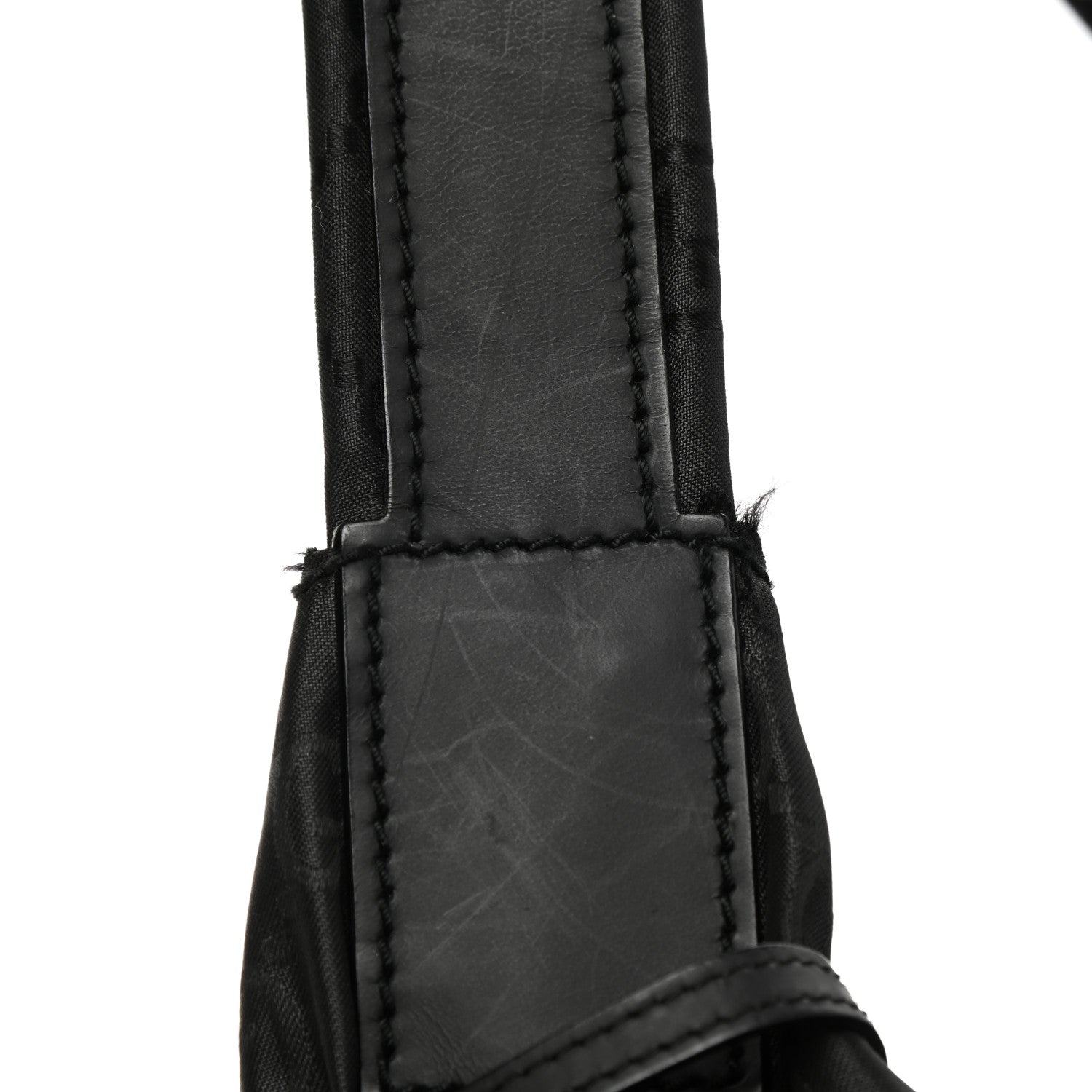 Gucci Nylon Monogram Collapsible Travel Bag Black 9 of 9