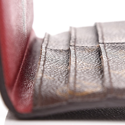 Louis Vuitton Monogram Josephine Wallet Red 9 of 13