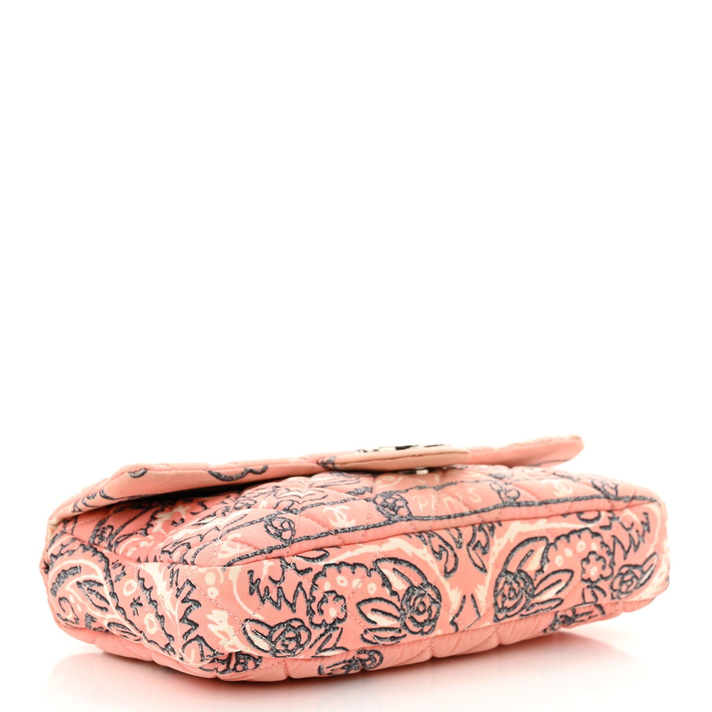 Cotton Quilted Small Bandana Single Flap Pink