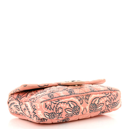 Chanel Cotton Quilted Small Bandana Single Flap Pink 4 of 10
