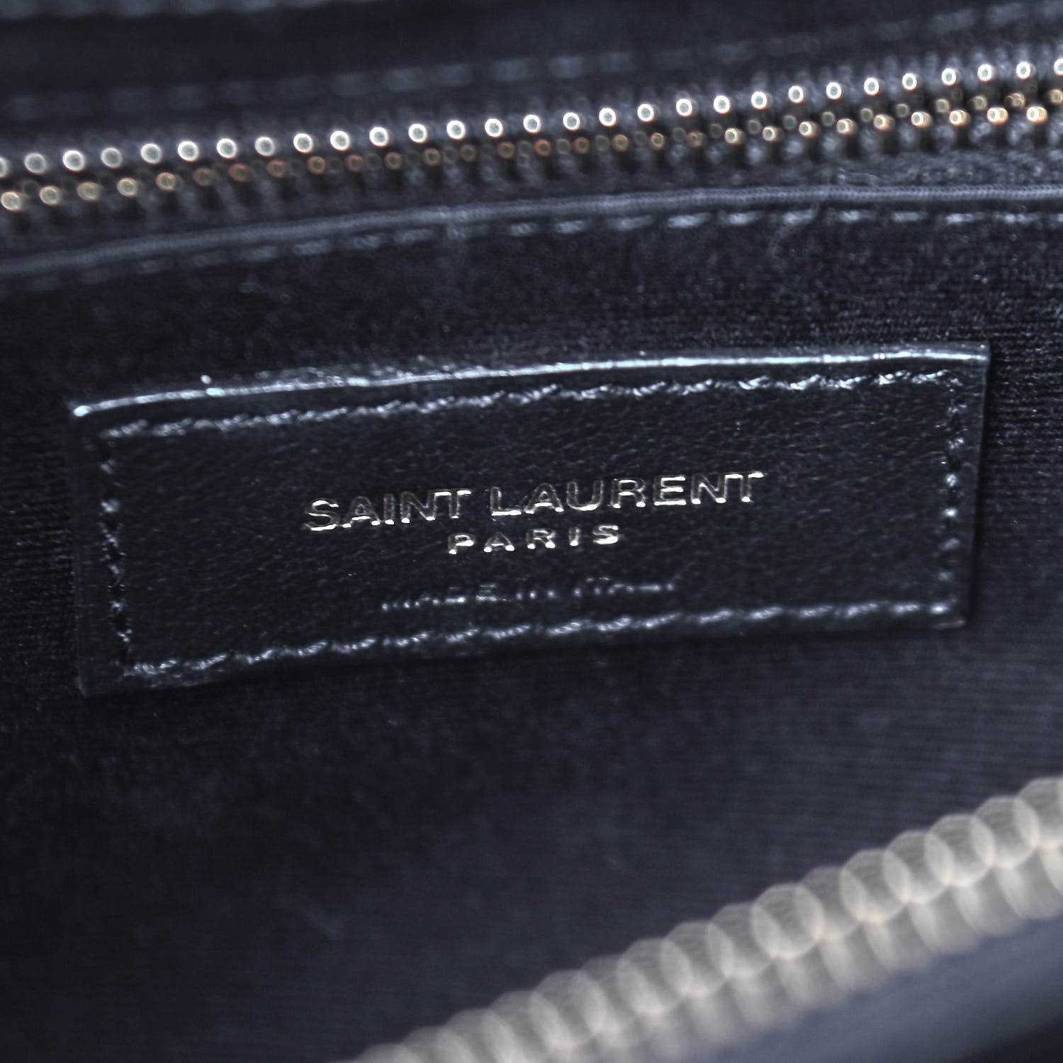 Saint Laurent Calfskin Y Quilted Monogram Medium Loulou Chain Satchel Black 6 of 9