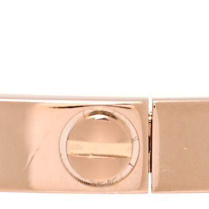 Cartier 18K Pink Gold Small LOVE Bracelet 17 4 of 7