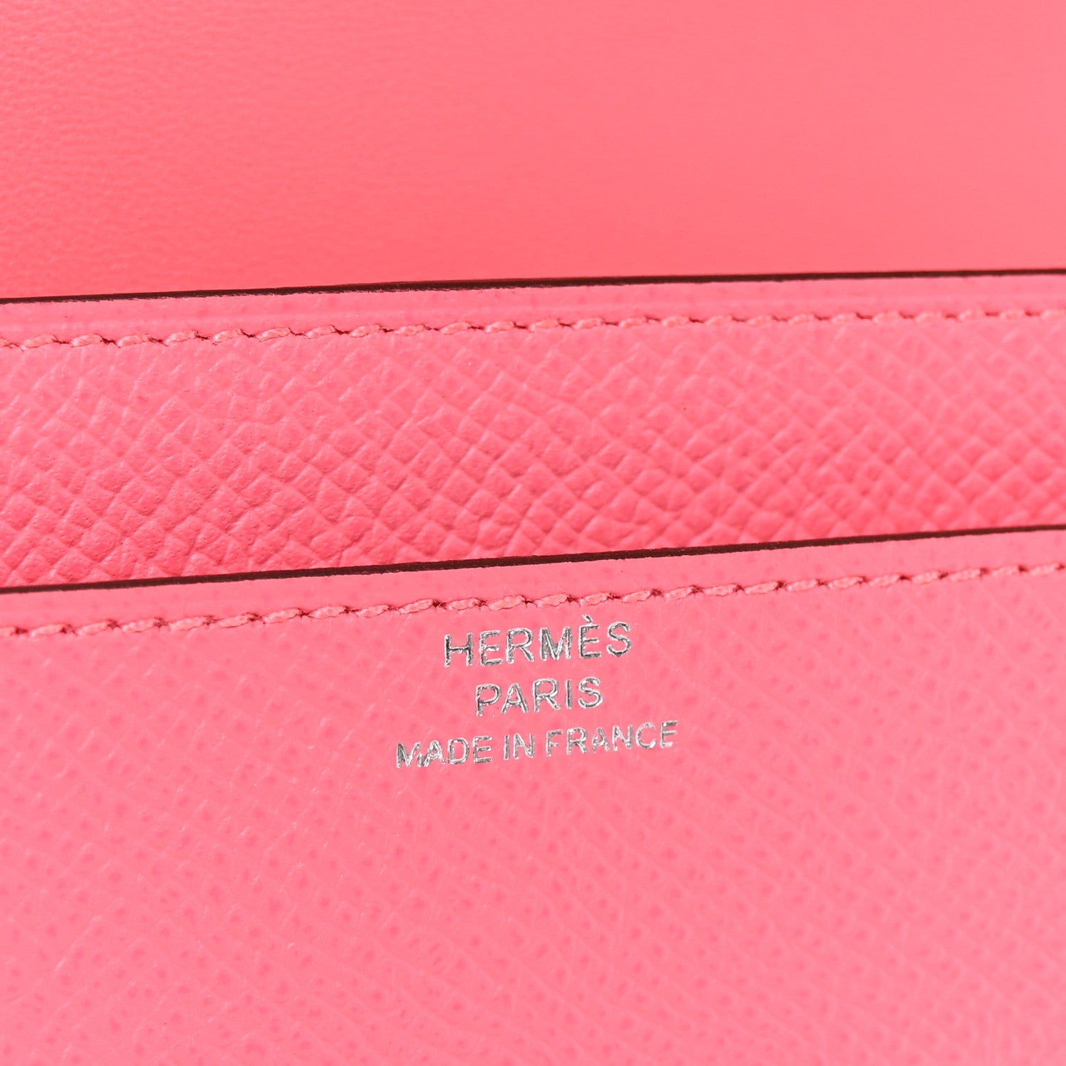 Hermes Epsom Constance Long Wallet Rose Azalee 6 of 8