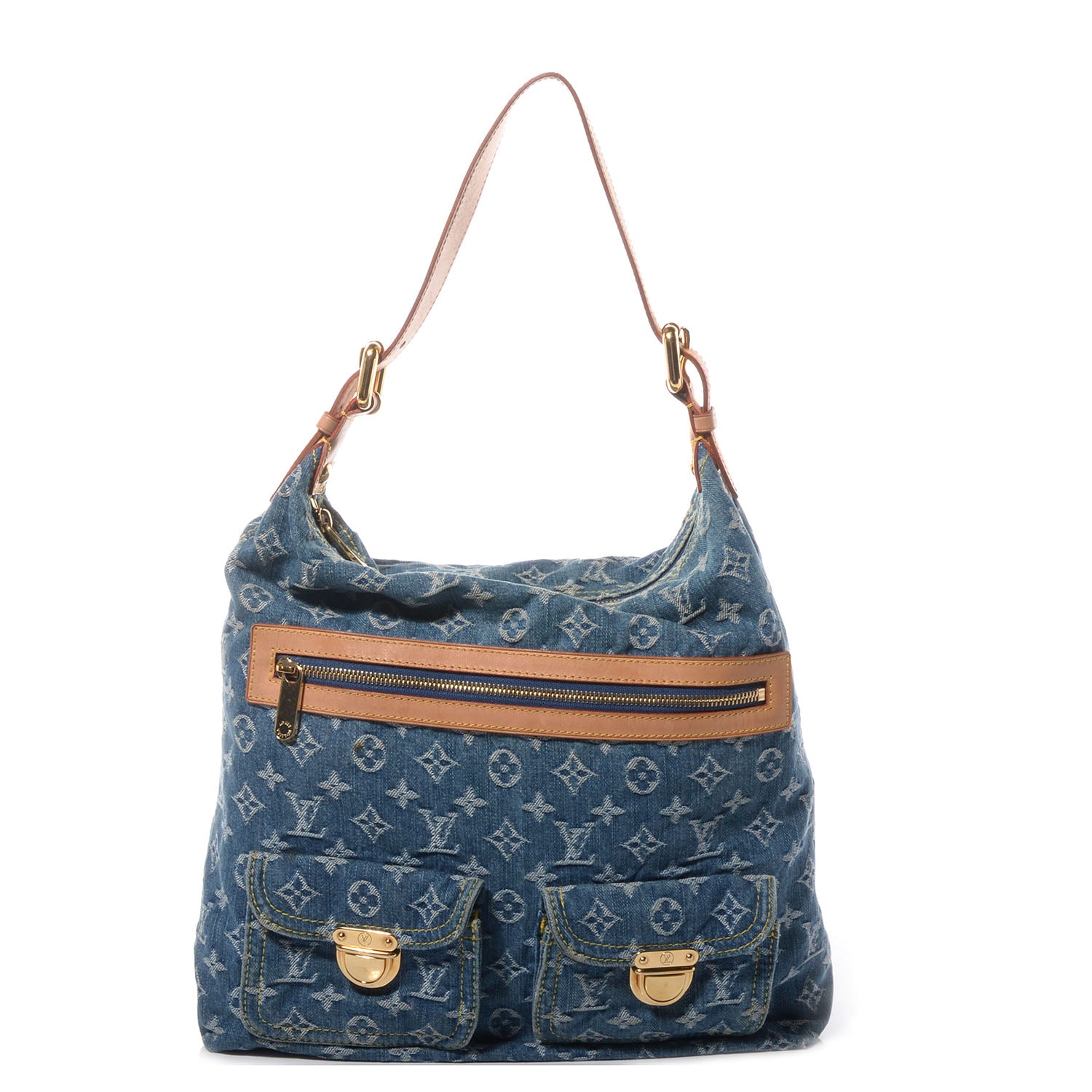 Louis Vuitton Denim Baggy GM Blue 1 of 7
