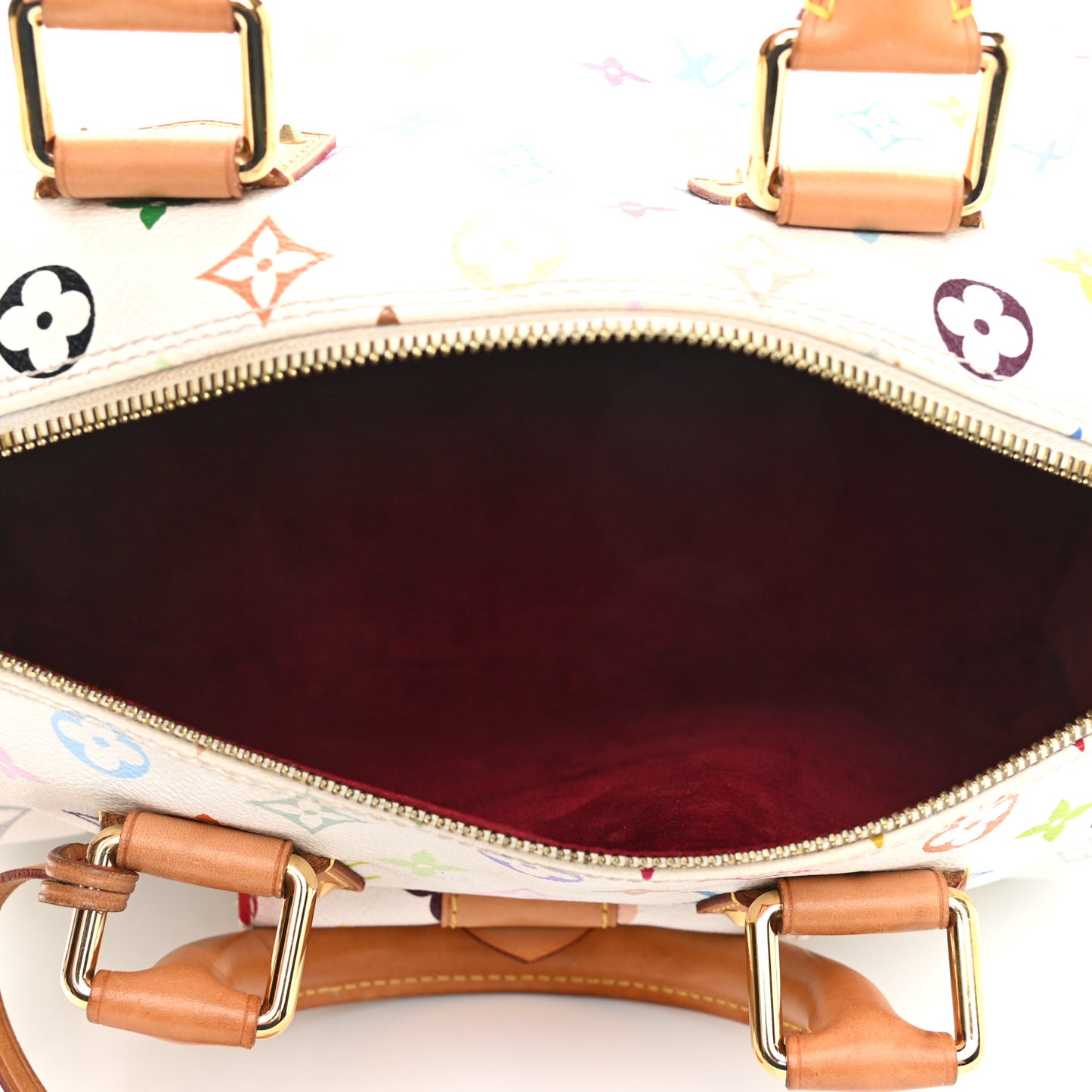 Monogram Multicolor Speedy 30 White