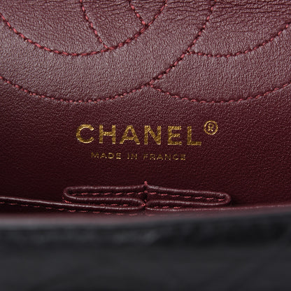 Chanel Aged Calfskin Quilted 2.55 Reissue 226 Flap Black 5 of 9