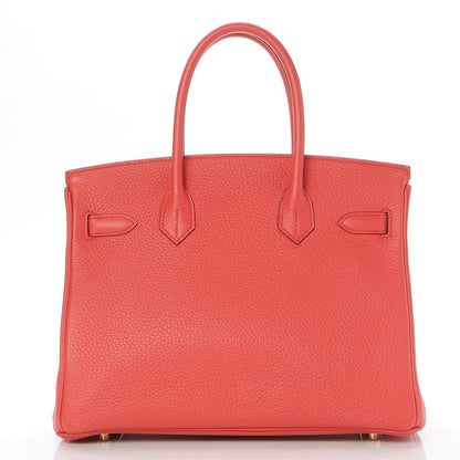 Hermes Taurillon Clemence Birkin 30 Bougainvillea 5 of 31