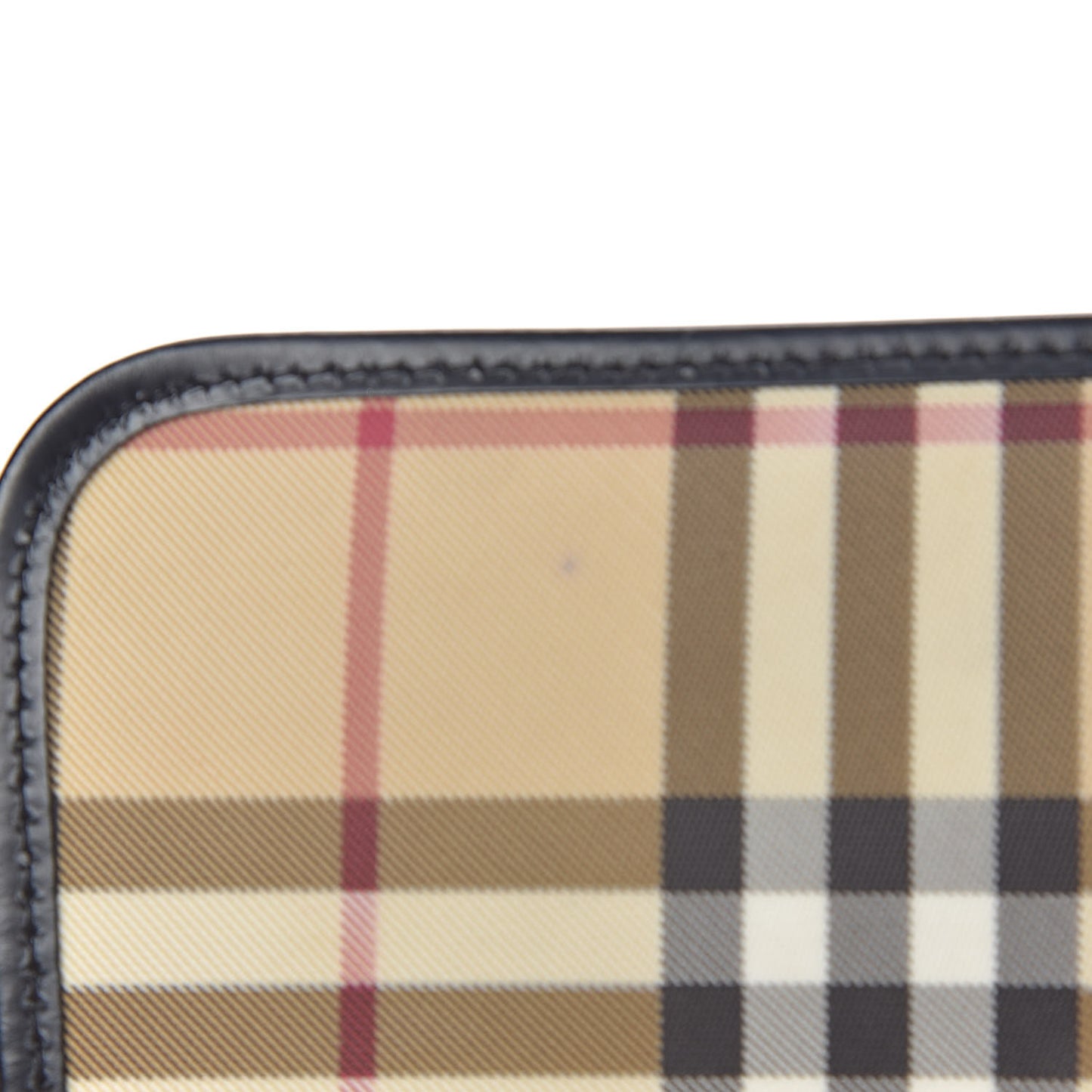 House Check Small Shoulder Bag Black