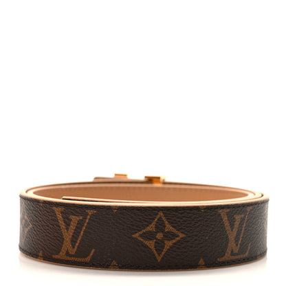 Louis Vuitton Monogram Calfskin 30mm LV Initiales Reversible Belt 85/34 Arizona 2 of 4