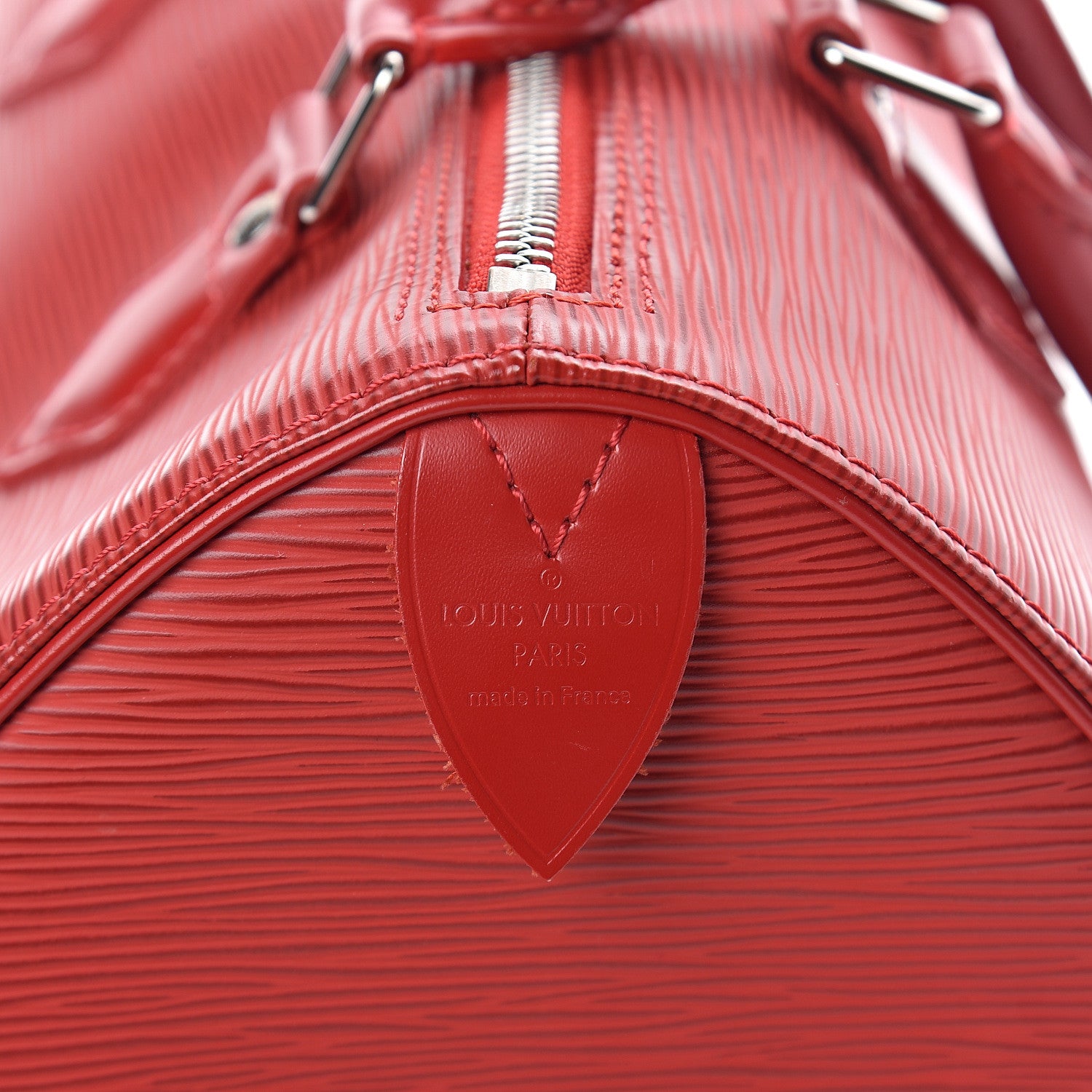 Louis Vuitton Epi Speedy 25 Rouge 8 of 8