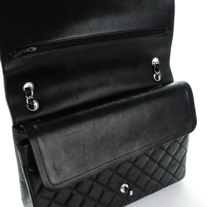 Chanel Lambskin Quilted Maxi Double Flap Black 7 of 10