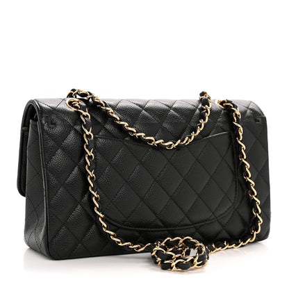 Chanel Caviar Quilted Medium Double Flap Black 3 of 13