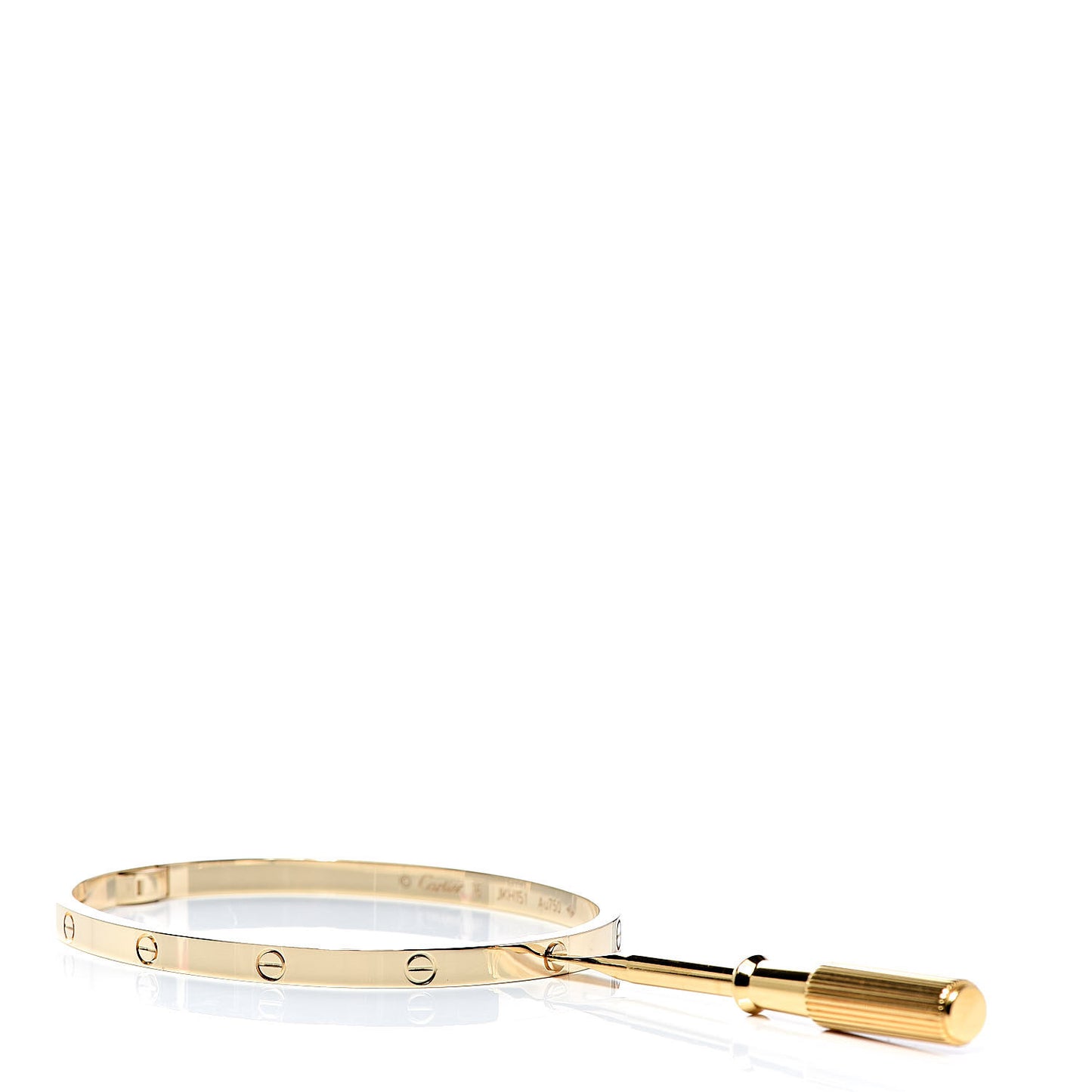 18K Yellow Gold Small LOVE Bracelet 16