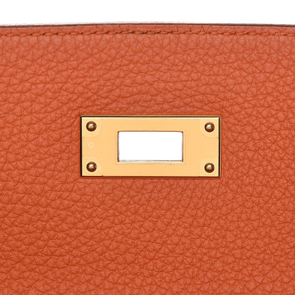 Hermes Togo Kelly Retourne 35 Orange 16 of 34