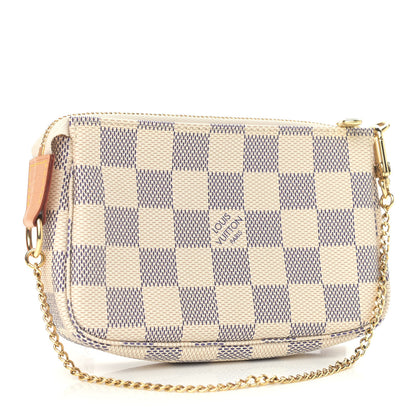 Louis Vuitton Damier Azur Mini Pochette Accessories 3 of 11