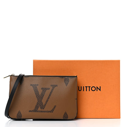 Louis Vuitton Reverse Monogram Giant Double Zip Pochette 9 of 9