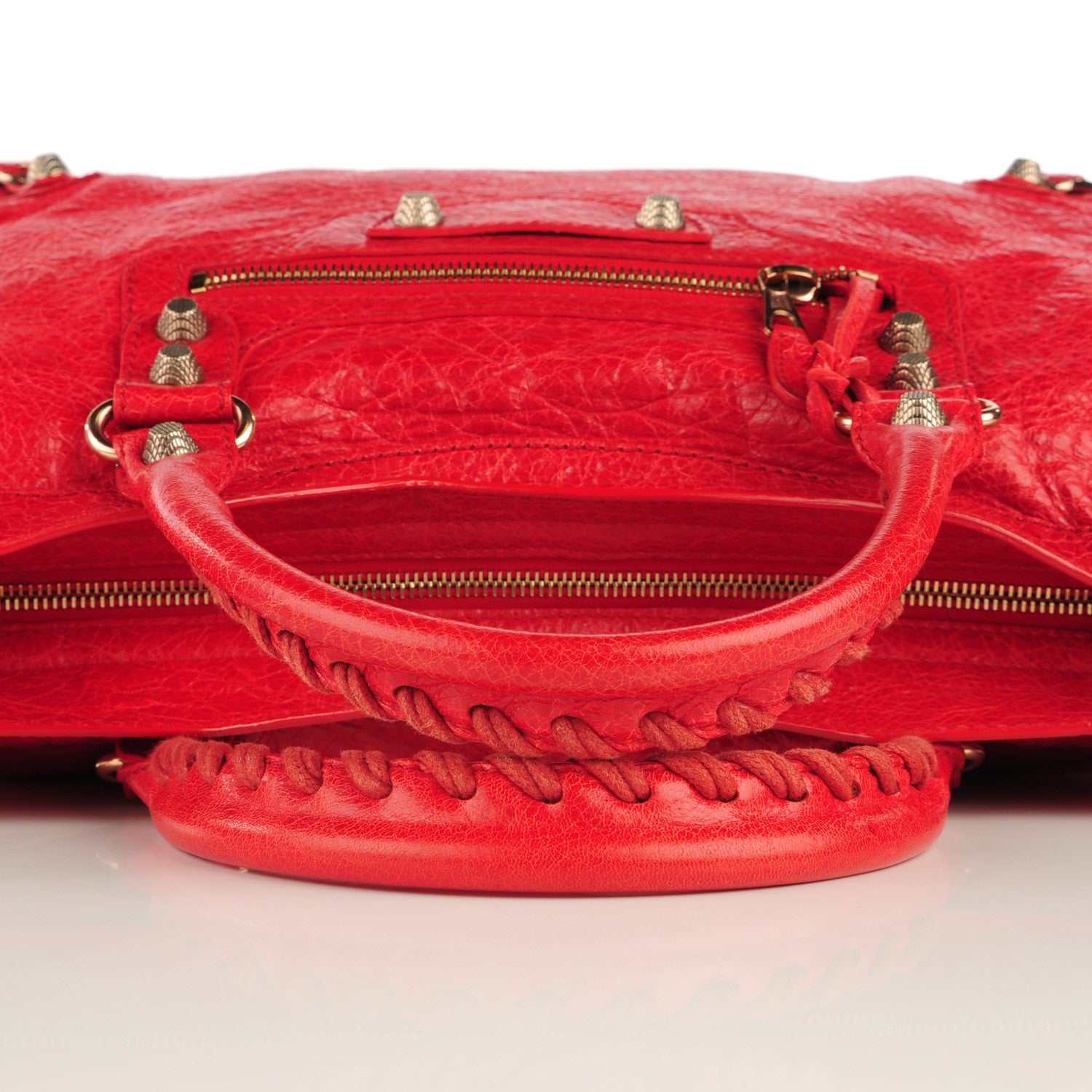 Balenciaga Agneau Giant 12 Rose Gold Hardware City Rouge Coquelicot 8 of 8