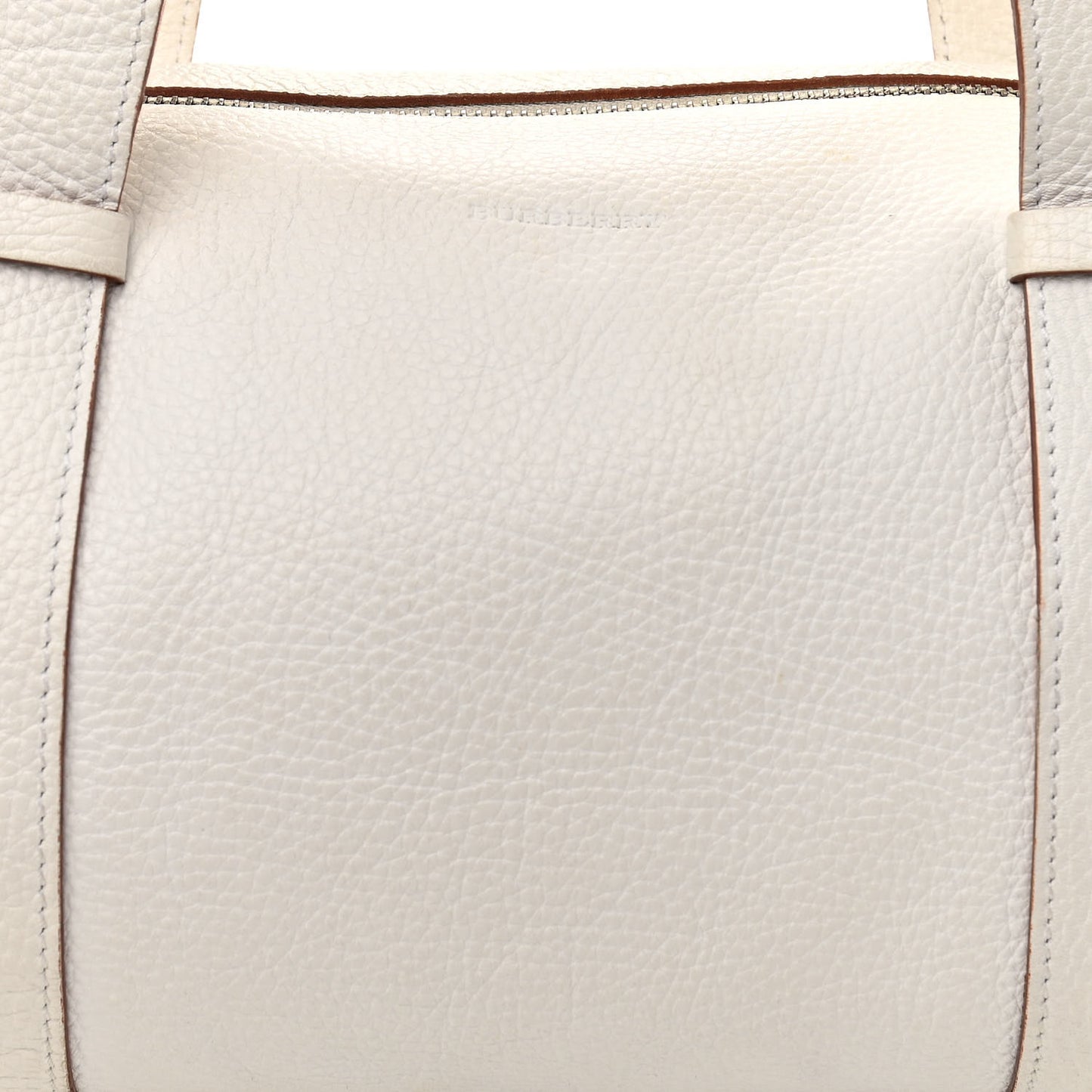 Calfskin Barrel Bag White