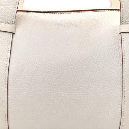 Burberry Calfskin Barrel Bag White 9 of 13