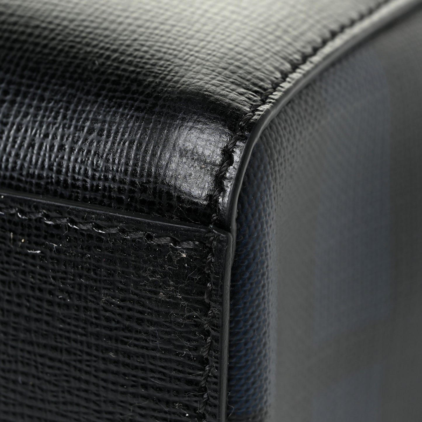 Calfskin Bermondsey Business Briefcase Black