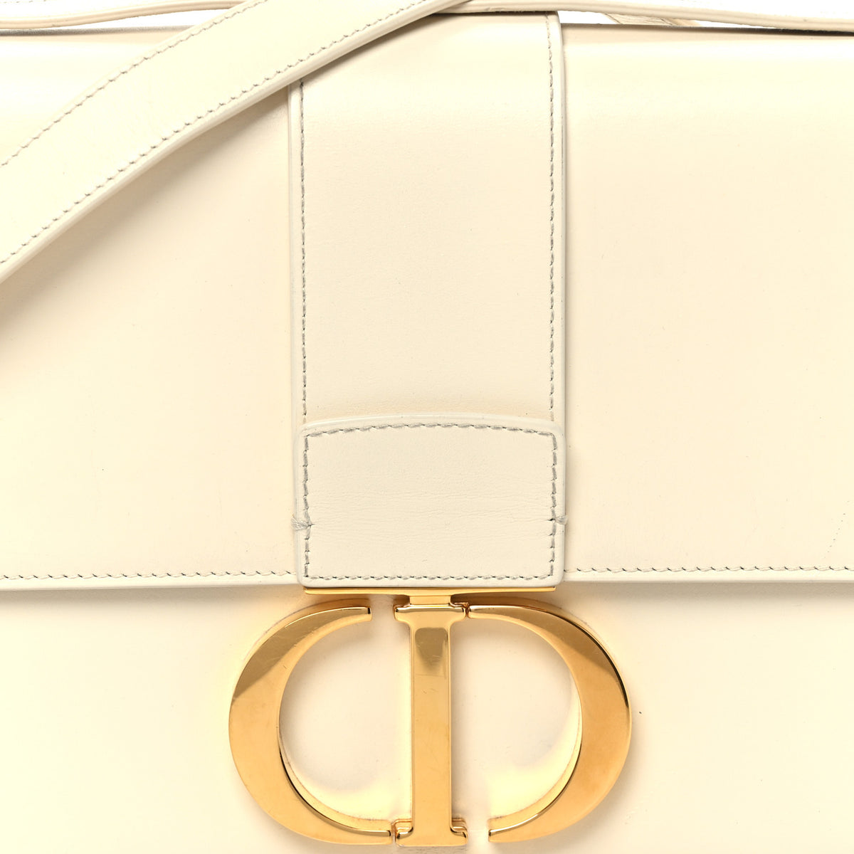 Christian Dior Box Calfskin 30 Montaigne Flap Bag Latte 7 of 9