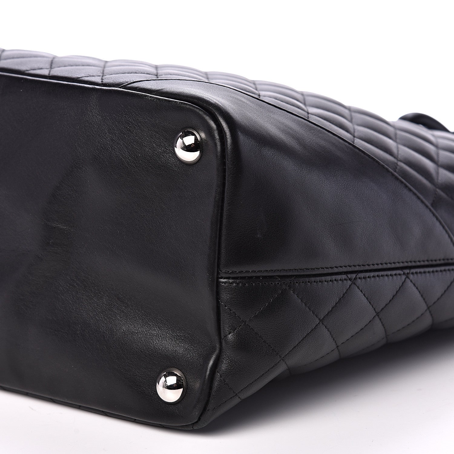 Chanel Calfskin Quilted Large Cambon Tote Black 8 of 12