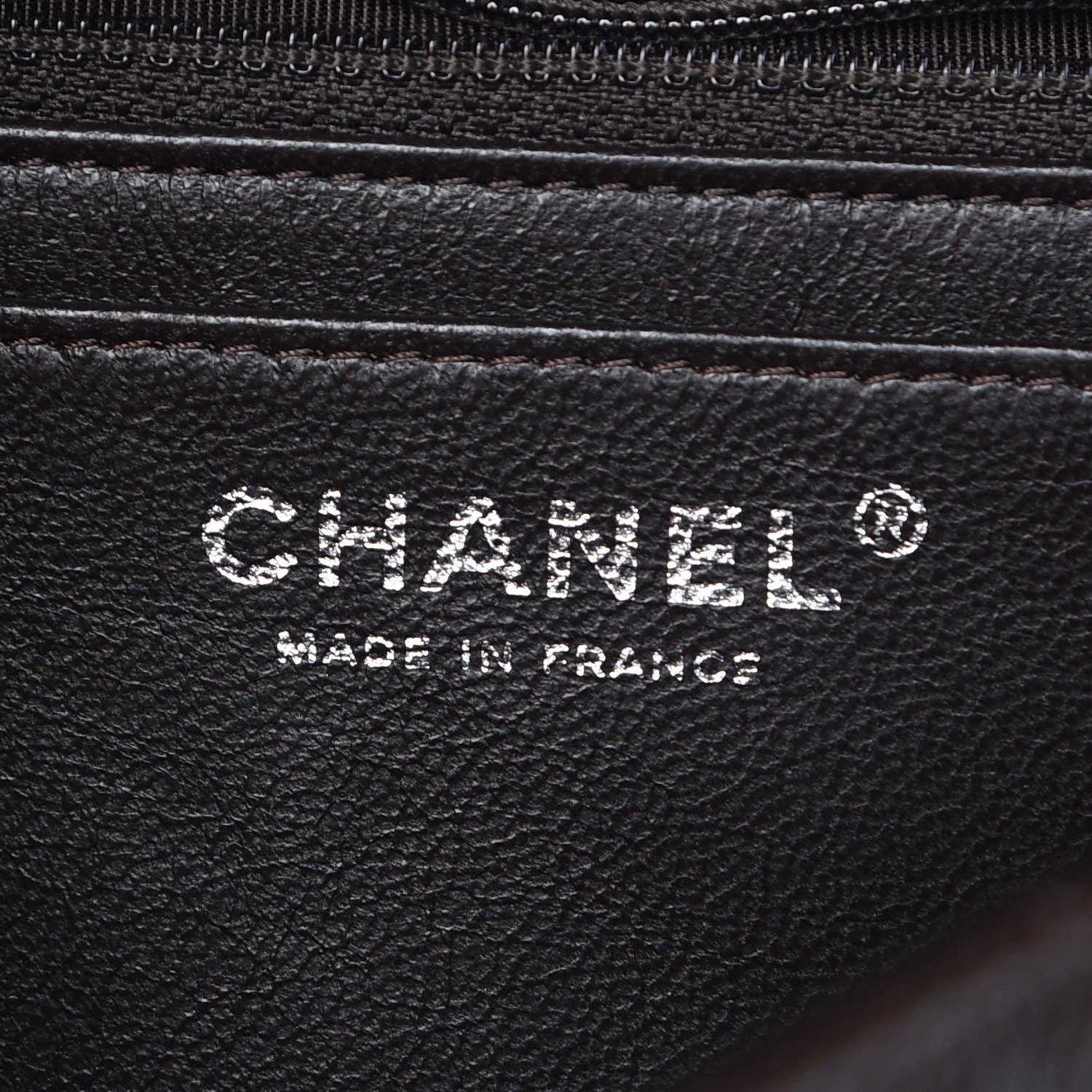 Chanel Caviar Quilted Jumbo Single Flap Dark Brown 8 of 10