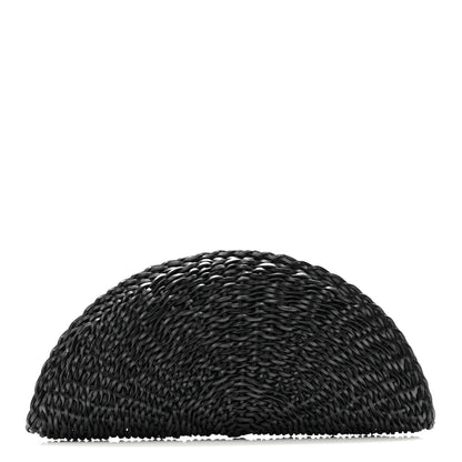 The Row Handwoven Calfskin Sunset Clutch Black 1 of 6