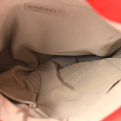 Chanel Washed Lambskin Chain Around Hobo Red 5 of 10