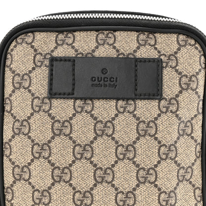 Gucci GG Supreme Monogram Web Belt Bag Black 12 of 18