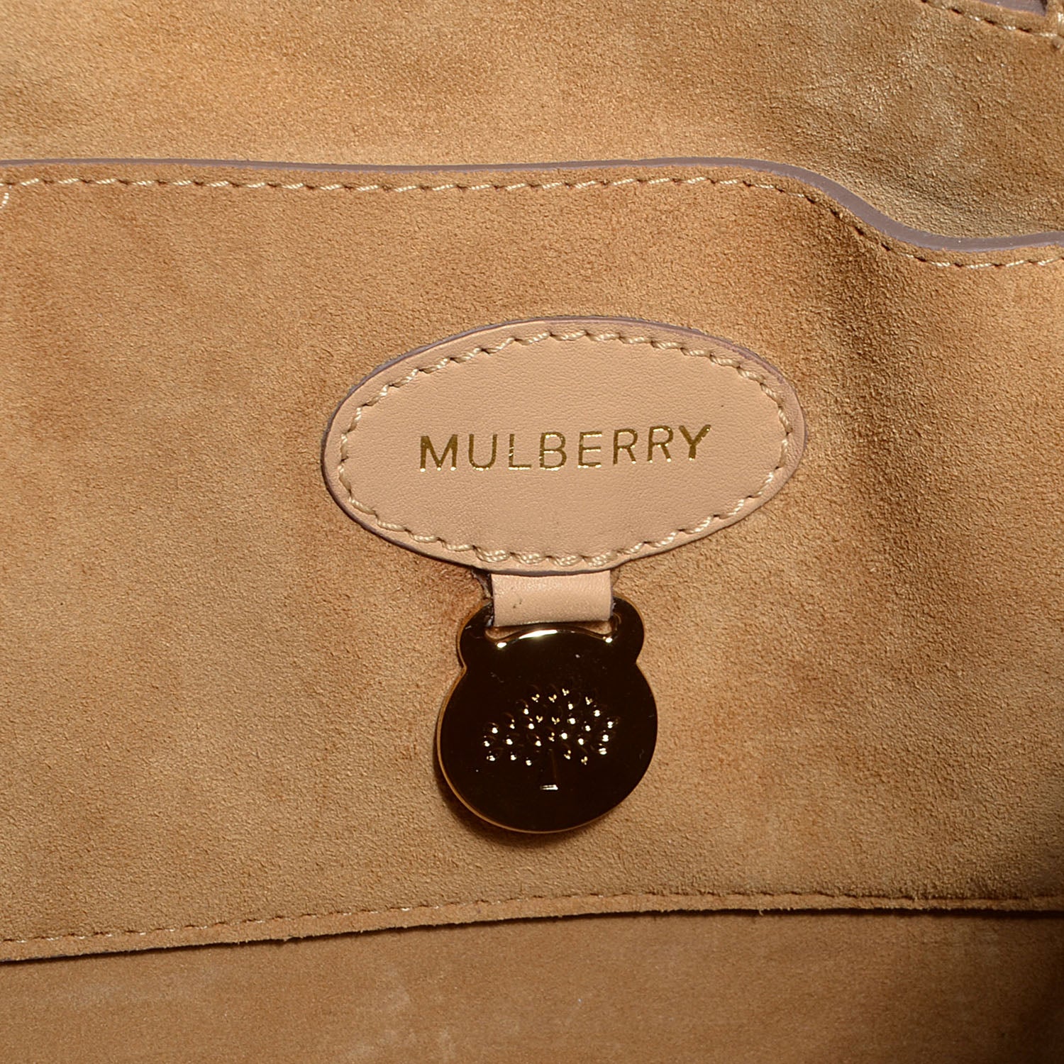 Mulberry Silky Calf Small Willow Tote Wheat 7 of 10