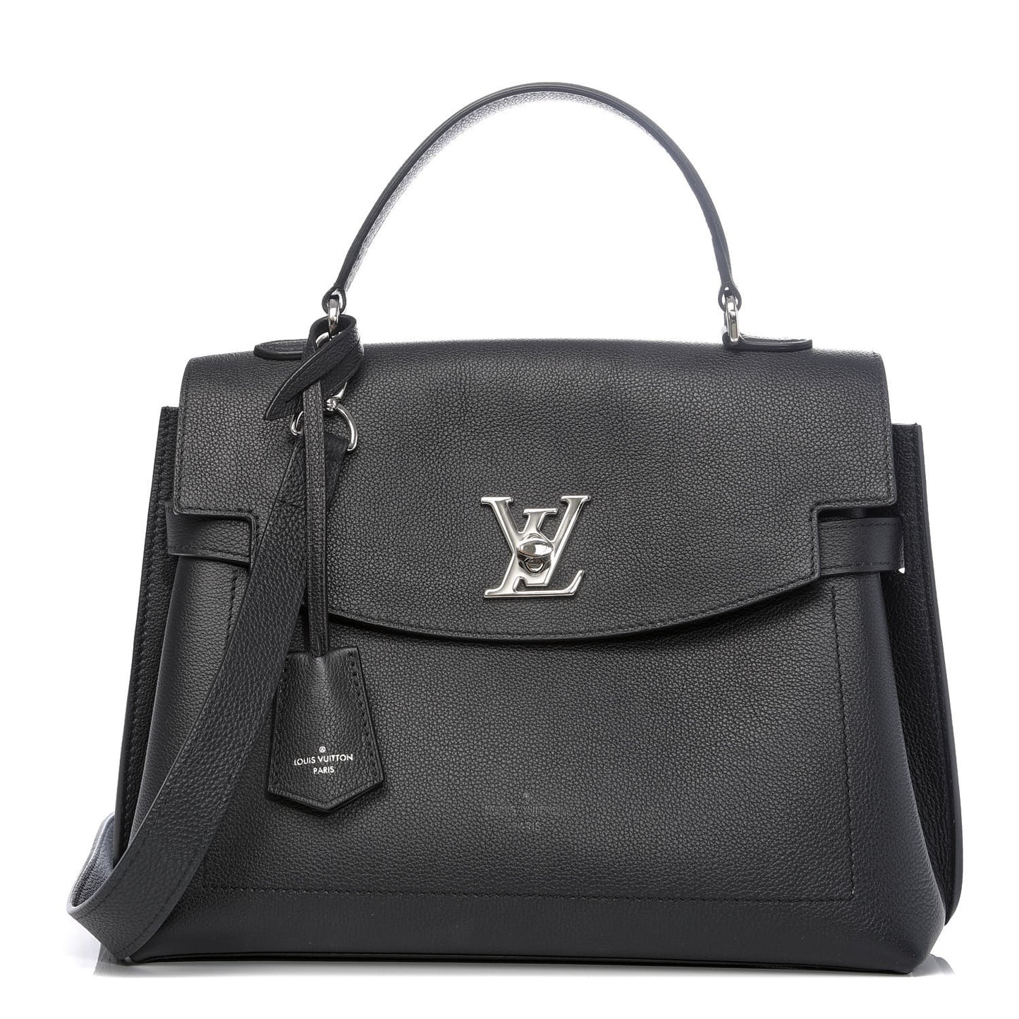 Soft Calfskin Lockme Ever Black