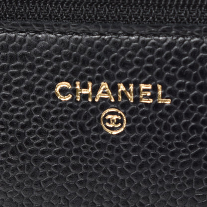 Chanel Caviar Quilted Wallet On Chain WOC Black 8 of 11