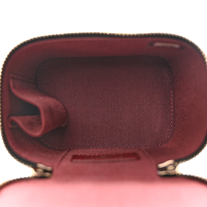 Chanel Calfskin Quilted Mini Perfect Fit Vanity Case With Chain Black 5 of 11