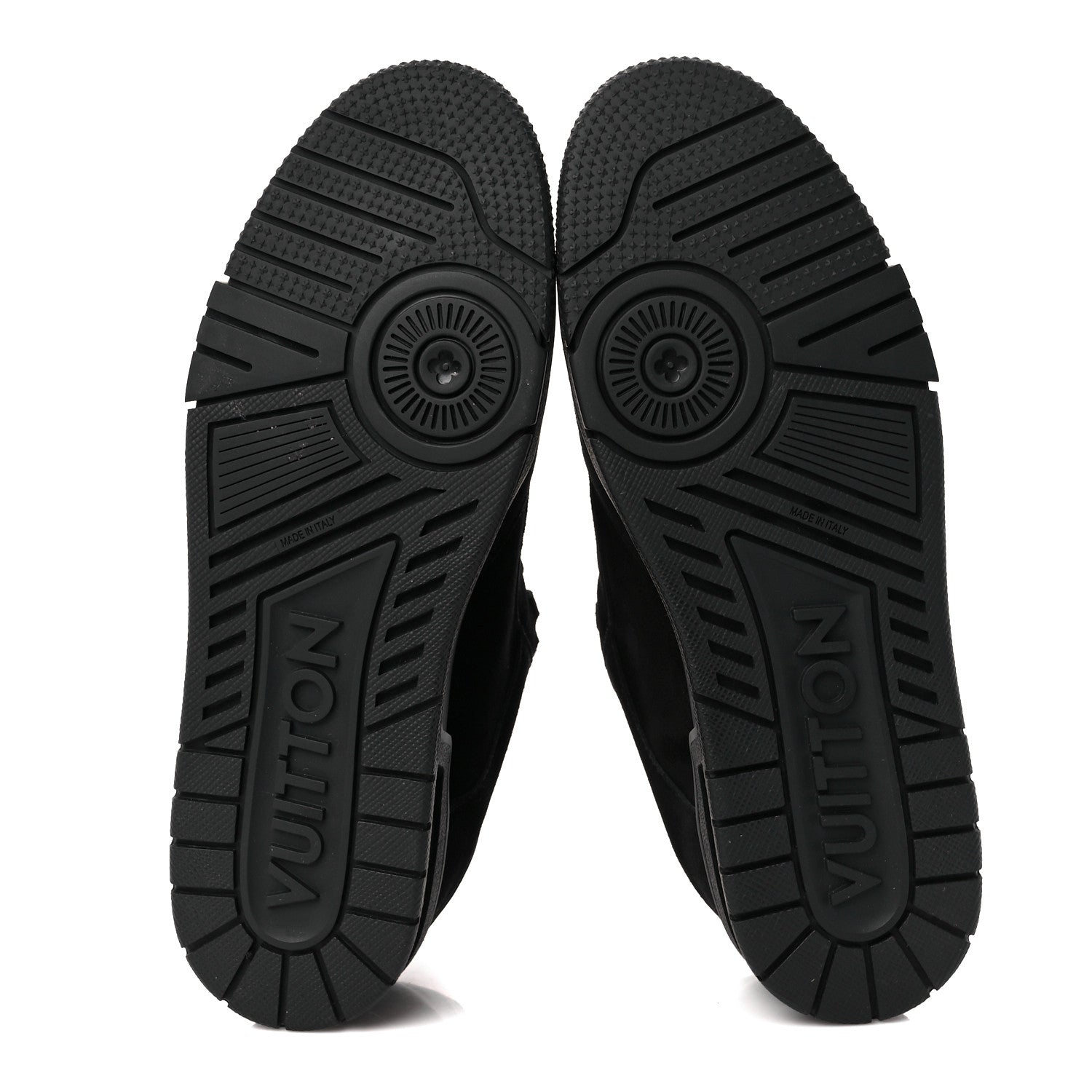 Louis Vuitton Suede Mens LV Trainer Sneakers 9 Black 5 of 10