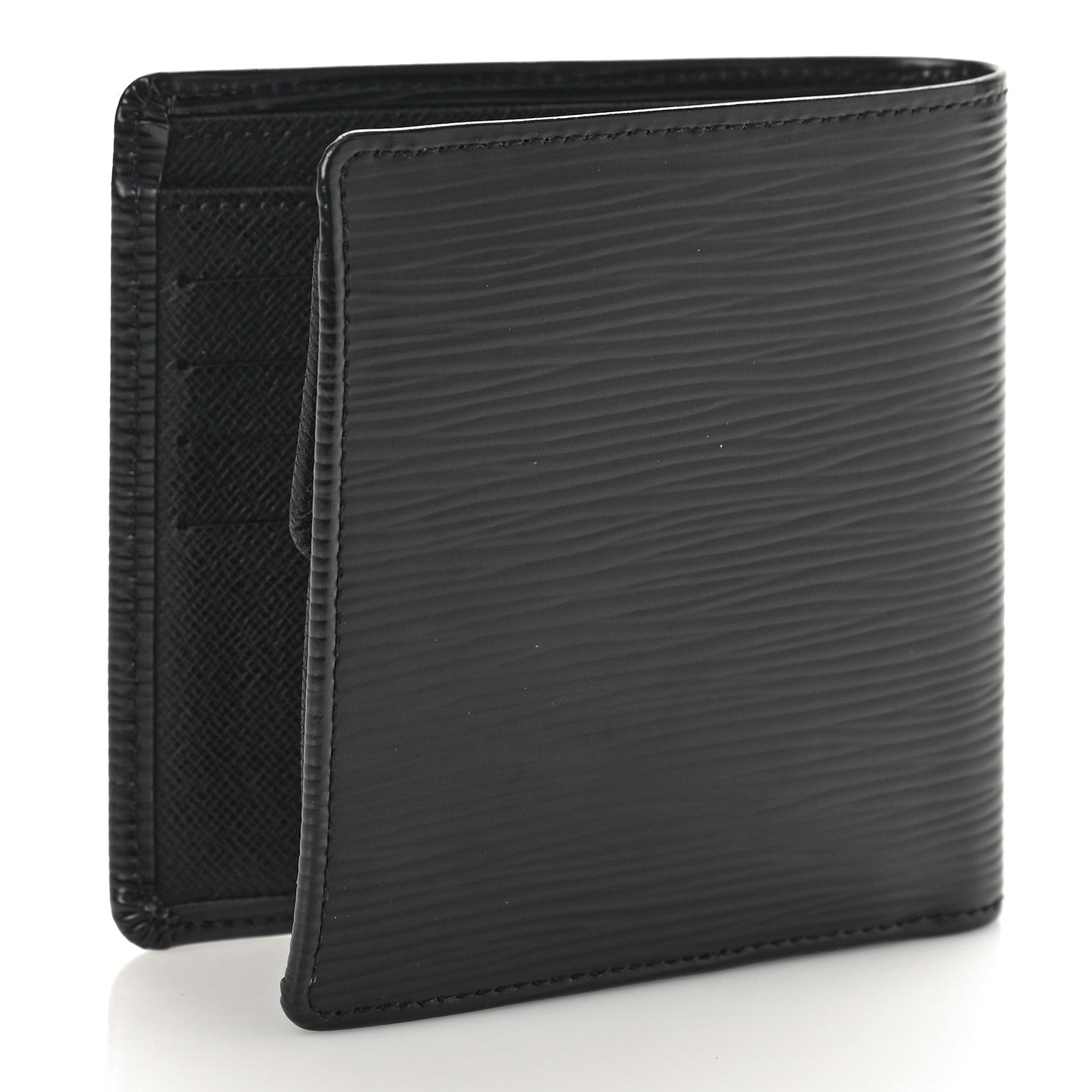 Louis Vuitton Epi Marco Wallet Black 3 of 8