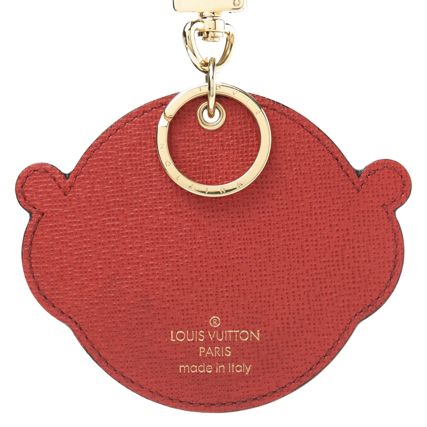 Monogram Animal Faces Bird Bag Charm
