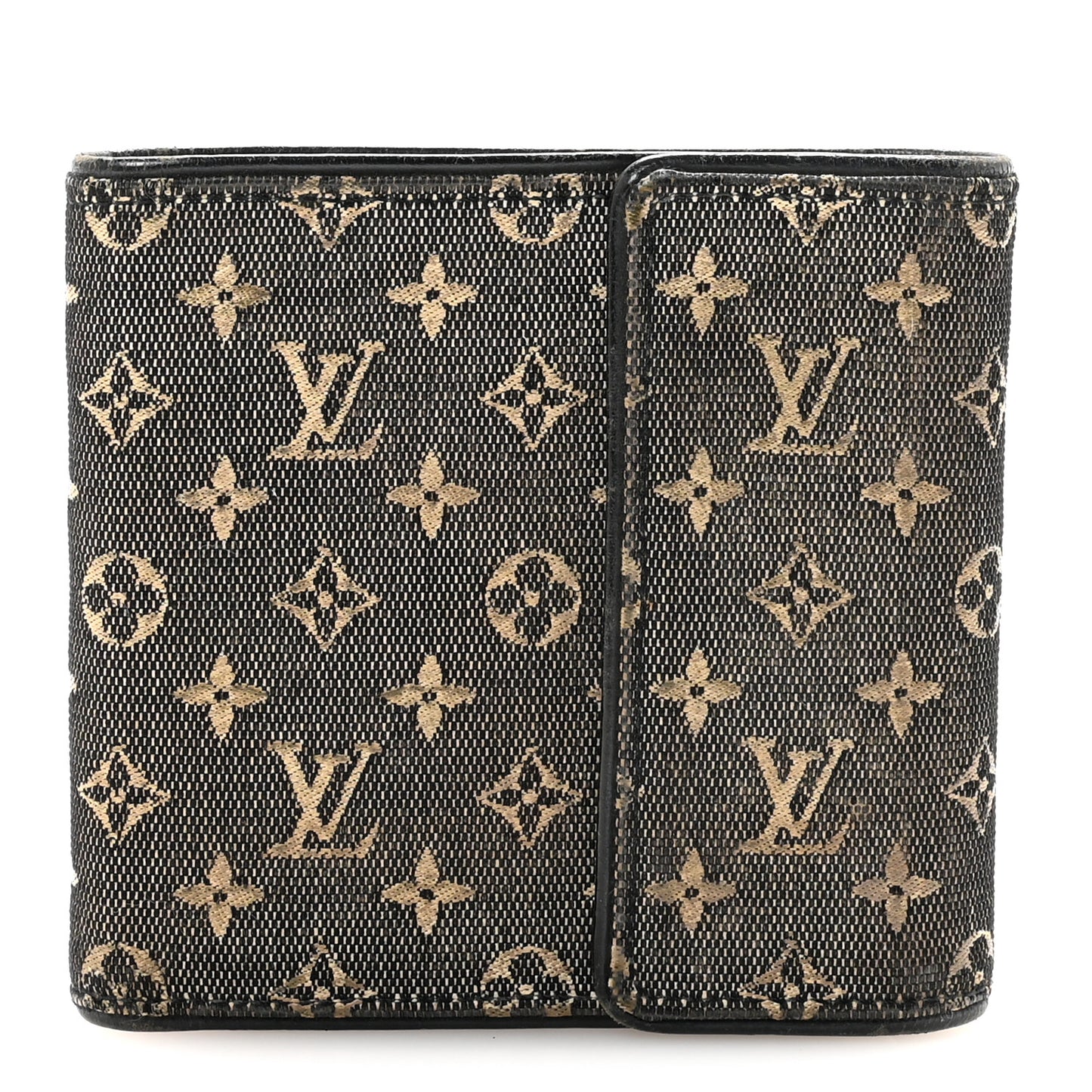 Mini Lin Compact Wallet Blue