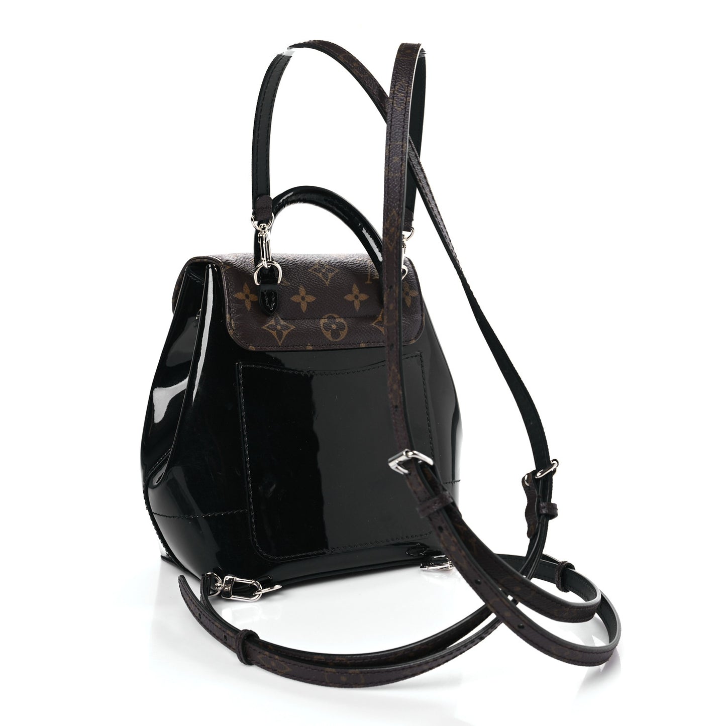 Patent Monogram Hot Springs Backpack Black