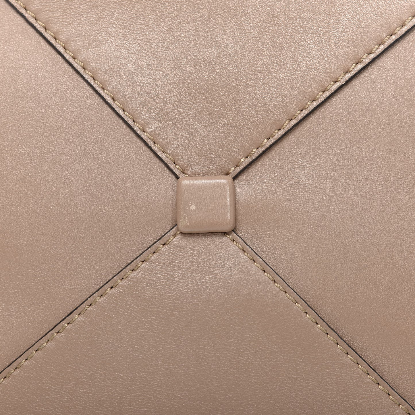 Calfskin Rockstud New Dome Bucket Tote Poudre