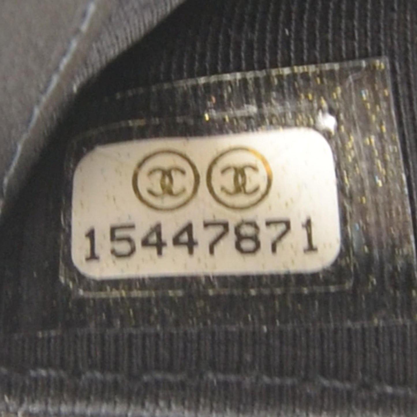 Patent Quilted Large Flap Wallet Black