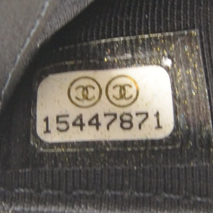 Chanel Patent Quilted Large Flap Wallet Black 9 of 9