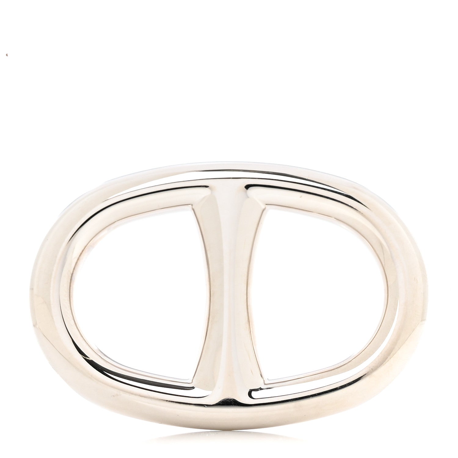 Hermes Palladium Chaine D'Ancre Scarf Ring 1 of 3