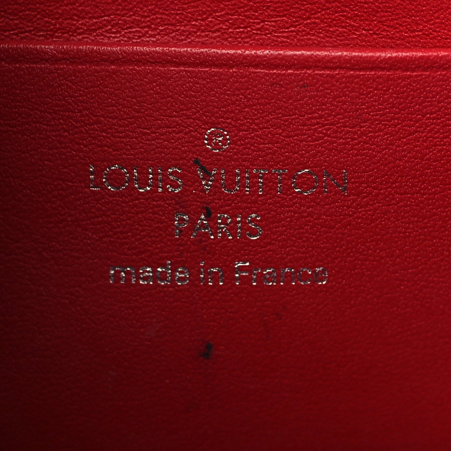 Calfskin New Wave Chain Pochette Scarlet