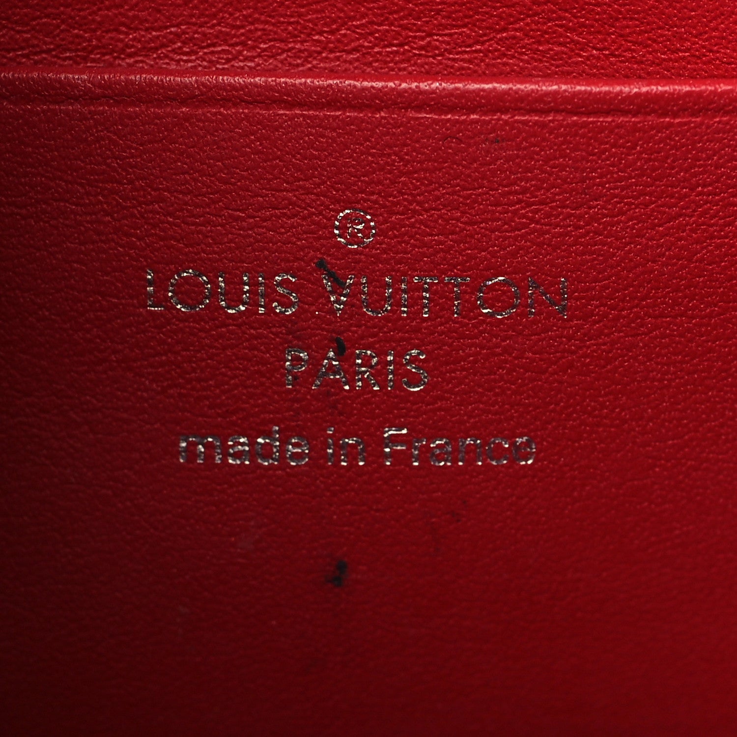 Louis Vuitton Calfskin New Wave Chain Pochette Scarlet 6 of 9